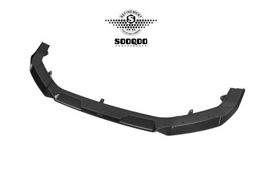 Audi RS3 8Y.5 Facelift 2025-ON with Aftermarket Parts - V2 Style Front Lip Dry Pre-preg Carbon Fiber from SOOQOO USA