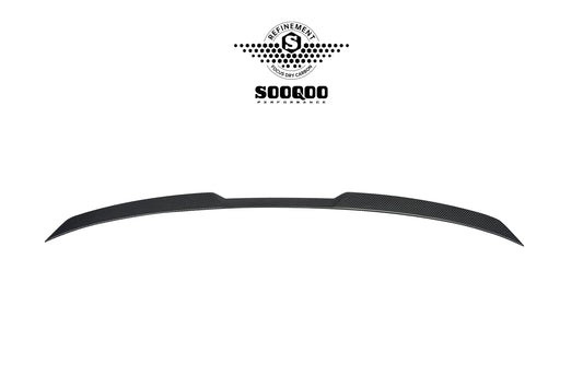 Audi RS3 8Y 8Y.5 2020-ON with Aftermarket Parts - Rear Lip Spoiler Dry Pre-preg Carbon Fiber from SOOQOO USA