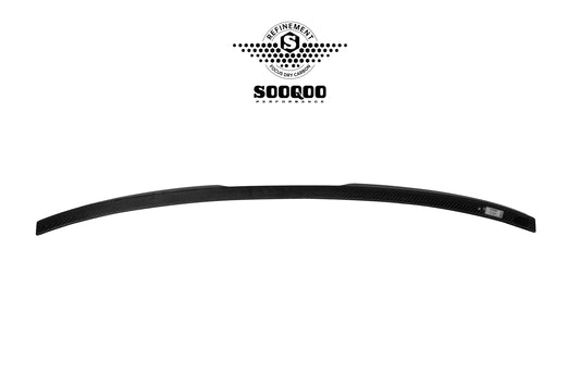 Audi RS3 8Y 8Y.5 2020-ON with Aftermarket Parts - Rear Lip Spoiler Dry Pre-preg Carbon Fiber from SOOQOO USA