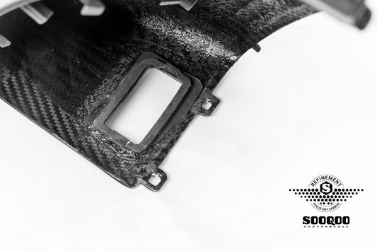 Audi RS3 8Y 8Y.5 2020-ON (Left Hand Drive Only) with Aftermarket Parts - With Lane Keep Assist Mirror Caps Dry Pre-preg Carbon Fiber from SOOQOO USA