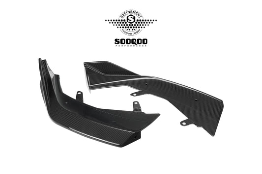 BMW 2 Series M235 228 F74 Gran Coupe 2025-ON with Aftermarket Parts - Front Lip Dry Pre-preg Carbon Fiber from SOOQOO USA