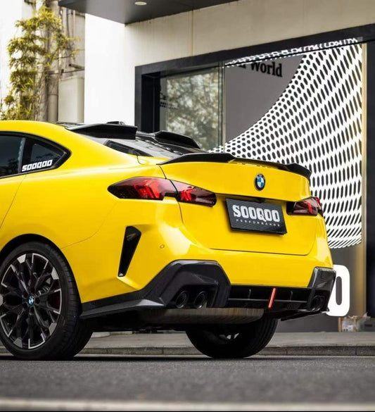 BMW 2 Series M235 228 F74 2025-ON with Aftermarket Parts - Rear Lip Spoiler Dry Pre-preg Carbon Fiber from SOOQOO USA