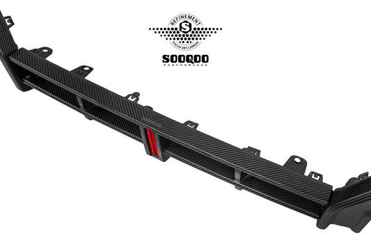BMW 2 Series M235 228 F74 Gran Coupe 2025-ON with Aftermarket Parts - With Light Rear Diffuser Dry Pre-preg Carbon Fiber from SOOQOO USA