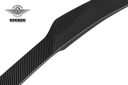 BMW 2 Series M235 228 F74 2025-ON with Aftermarket Parts - Rear Lip Spoiler Dry Pre-preg Carbon Fiber from SOOQOO USA