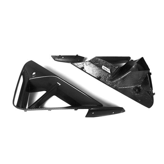 BMW 2 Series M240i 230i G42 2022 2023 2024 with Aftermarket Parts - Front Side Vent Trim Replacement?Pre-preg Carbon Fiber from SOOQOO USA