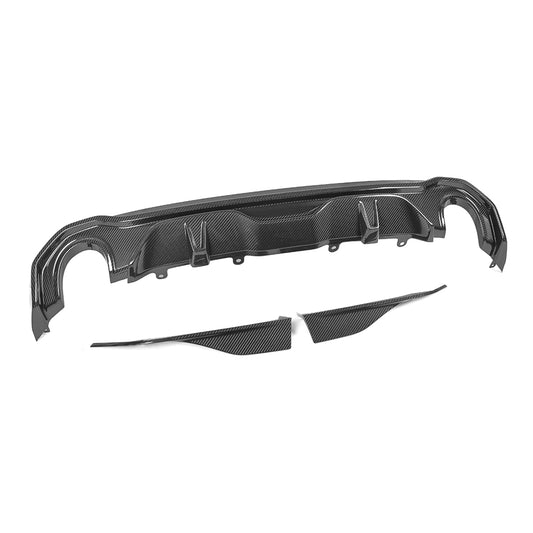 BMW 4 Series Gran Coupe M440i 430i G26 2022 2023 2024 2025 with Aftermarket Parts - V1 & V2 Rear Diffuser & Canards?Pre-preg Carbon Fiber from SOOQOO USA