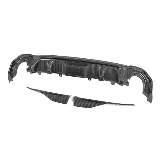 BMW 4 Series Gran Coupe M440i 430i G26 2022 2023 2024 2025 with Aftermarket Parts - V1 & V2 Rear Diffuser & Canards?Pre-preg Carbon Fiber from SOOQOO USA