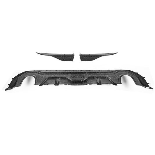 BMW 4 Series Gran Coupe M440i 430i G26 2022 2023 2024 2025 with Aftermarket Parts - V1 & V2 Rear Diffuser & Canards?Pre-preg Carbon Fiber from SOOQOO USA