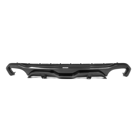 BMW 4 Series Gran Coupe M440i 430i G26 2022 2023 2024 2025 with Aftermarket Parts - V1 & V2 Rear Diffuser & Canards?Pre-preg Carbon Fiber from SOOQOO USA