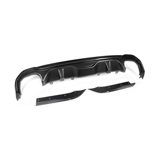 BMW 4 Series Gran Coupe M440i 430i G26 2022 2023 2024 2025 with Aftermarket Parts - V1 & V2 Rear Diffuser & Canards?Pre-preg Carbon Fiber from SOOQOO USA