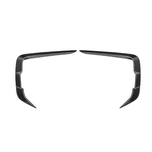 BMW 8 Series M850 840i G14 G15 G16 2018 2019 2020 2021 2022 2023 2024 with Aftermarket Parts - ?X Style Front Canards Pre-preg Carbon Fiber from SOOQOO USA