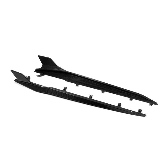 BMW 8 Series M850 840i G14 G15 2018 2019 2020 2021 2022 2023 2024 & M8 F91 F92 2019 2020 2021 2022 2023 2024 with Aftermarket Parts - Side Skirts Pre-preg?Carbon Fiber from SOOQOO USA