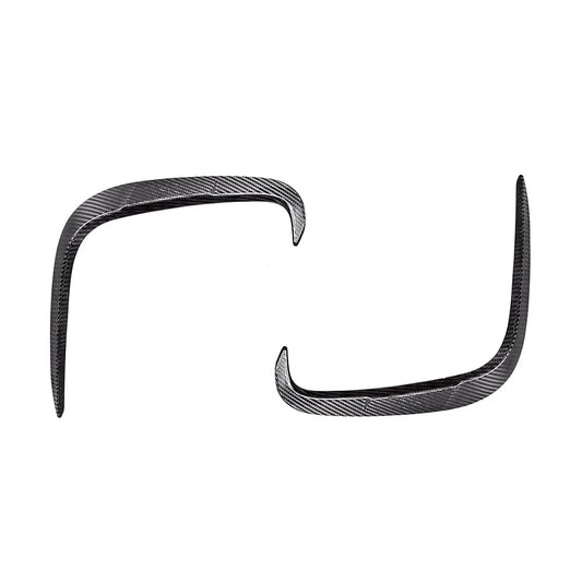 BMW 8 Series M850 840i G14 G15 G16 2018-ON with Aftermarket Parts - X-A Rear Bumper Vent Outter Trims Dry Pre-preg Carbon Fiber from SOOQOO USA