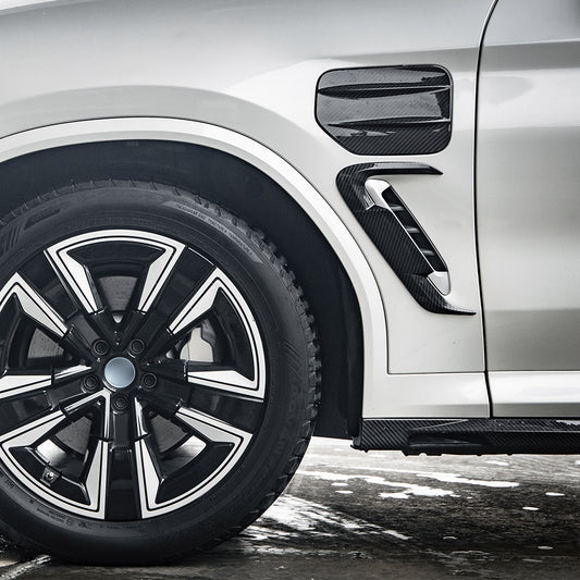 BMW IX3 BEV G08 LCI 2022-ON with Aftermarket Parts - Fenders Trim Pre-preg Carbon Fiber from SOOQOO USA