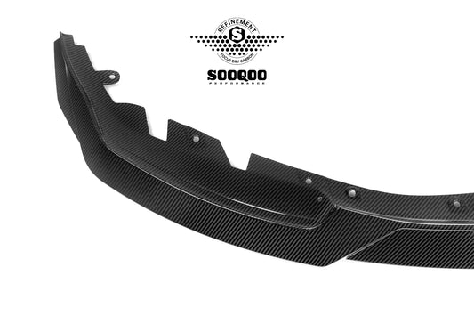 BMW M2C M2 G87 2023-ON with Aftermarket Parts - C Style Front Lip Carbon Fiber from SOOQOO USA