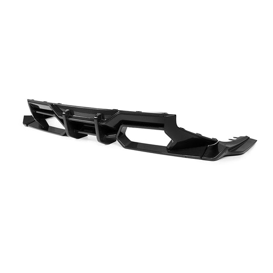 Upgrade Your BMW M2C M2 G87 2023-ON with Aftermarket Parts - A Style (Without Light) Rear Diffuser Carbon Fiber from SOOQOO USA