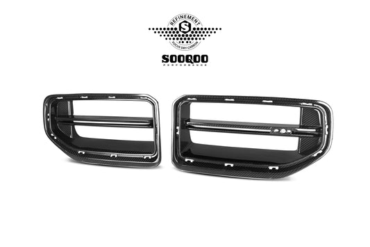 BMW M2C M2 G87 2023-ON with Aftermarket Parts - C Style Replacement Front Grill Pgrre-preg Carbon Fiber from SOOQOO USA