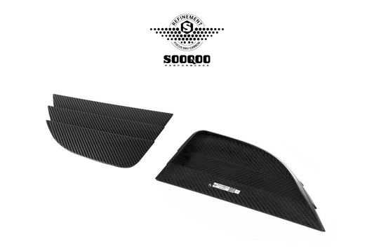 BMW M2CS M2 G87 2023-ON & 2 Series M240i 230i G42 2022-ON with Aftermarket Parts - Hood Bonnet & Garnish Dry Pre-preg Carbon Fiber / FRP from SOOQOO USA