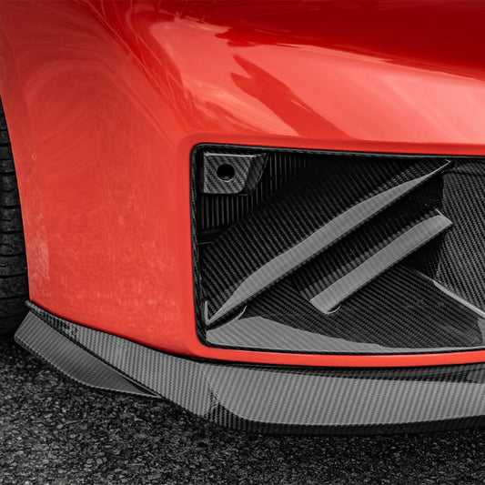 BMW M2 M2C G87 2023-ON with Aftermarket Parts - B Style Front Lip Carbon Fiber from SOOQOO USA