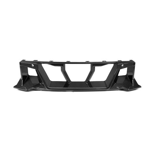 BMW M2 M2C G87 2023 2024 with Aftermarket Parts - Front Center Vent Trim Grill Replacement Carbon Fiber from SOOQOO USA