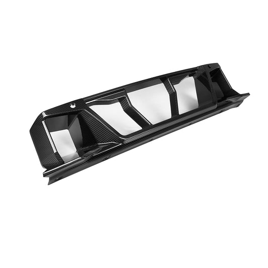 BMW M2 M2C G87 2023 2024 with Aftermarket Parts - Front Center Vent Trim Grill Replacement Carbon Fiber from SOOQOO USA