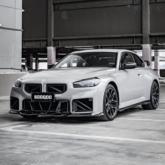 BMW M2 M2C G87 2023 2024 with Aftermarket Parts - Front Center Vent Trim Grill Replacement Carbon Fiber from SOOQOO USA