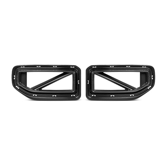 BMW M2 M2C G87 2023 2024 with Aftermarket Parts - Front Kidney Grill Carbon Fiber from SOOQOO USA
