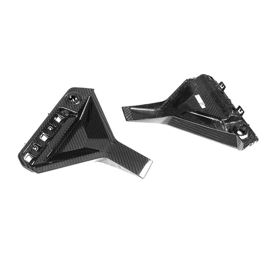 BMW M2 M2C G87 2023 2024 with Aftermarket Parts - Rear Bumper Side Attachment Valence Trim?Carbon Fiber from SOOQOO USA