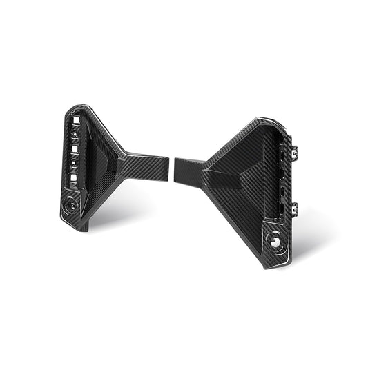 BMW M2 M2C G87 2023 2024 with Aftermarket Parts - Rear Bumper Side Attachment Valence Trim?Carbon Fiber from SOOQOO USA