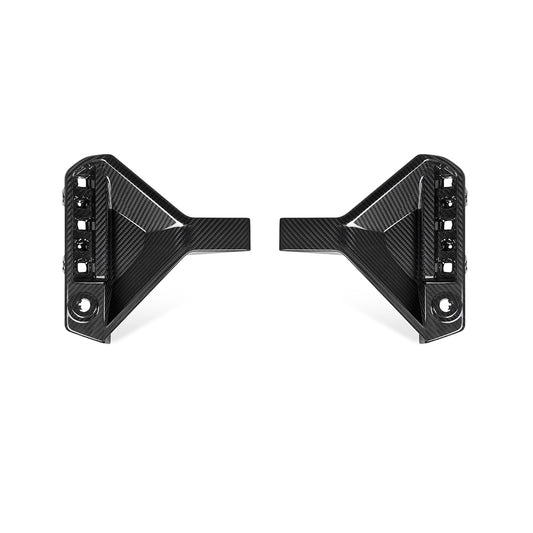BMW M2 M2C G87 2023 2024 with Aftermarket Parts - Rear Bumper Side Attachment Valence Trim?Carbon Fiber from SOOQOO USA