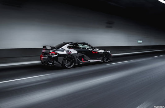 BMW M2C M2 G87 2023-ON with Aftermarket Parts - A Style (Without Light) Rear Diffuser Carbon Fiber from SOOQOO USA