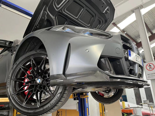 BMW M3 M3C M3CS G80 G81 2021 2022 2023 2024 & M4 M4C M4CS G82 G83 2021 2022 2023 2024 with Aftermarket Parts - CSL / Without ACC & CSL / With ACC Front Kidney Grill Pre-preg Carbon Fiber from Aero Republic