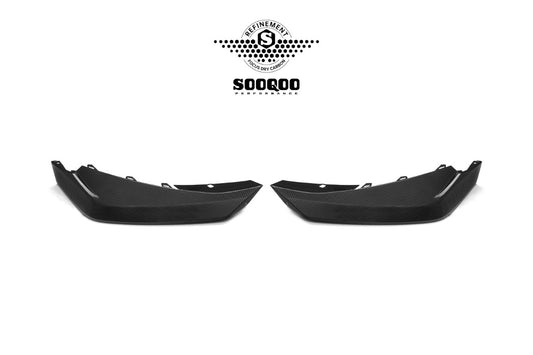 BMW M3CS M3C M3 G80 G81 2021-ON & M4CS M4C M4 G82 G83 2021-ON with Aftermarket Parts - B Style Front Lip Pre-preg Carbon Fiber from SOOQOO USA