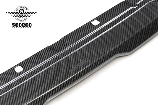 BMW M3CS M3C M3 G80 G81 2021-ON & M4CS M4C M4 G82 G83 2021-ON with Aftermarket Parts - B Style Front Lip Pre-preg Carbon Fiber from SOOQOO USA
