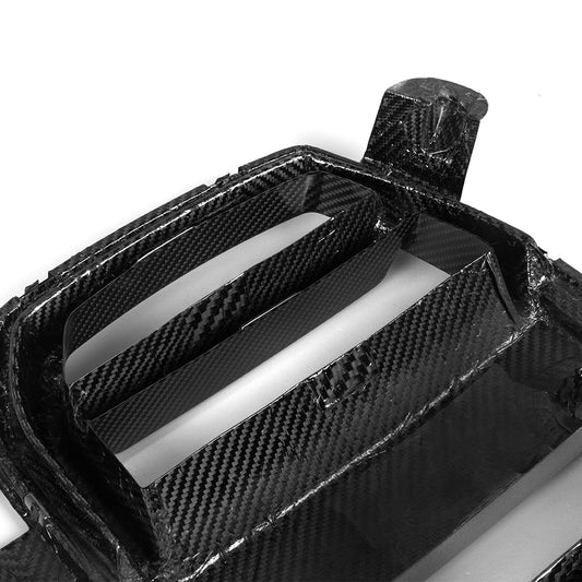 BMW M3 G80 G81 2021 2022 2023 2024 & M4 G82 G83 2021 2022 2023 2024 with Aftermarket Parts - SQ-V (Without & With ACC) Front Kidney Grill Carbon Fiber?from?SOOQOO USA
