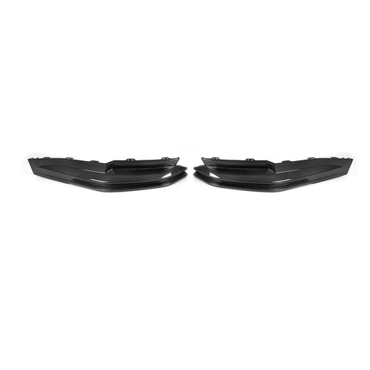 BMW M3 M3C M3CS G80 G81 2021 2022 2023 2024 & M4 M4C M4CS M4CSL G82 G83 2021 2022 2023 2024 with Aftermarket Parts - With Light Rear Diffuser & Canards?Pre-preg Carbon Fiber from SOOQOO USA