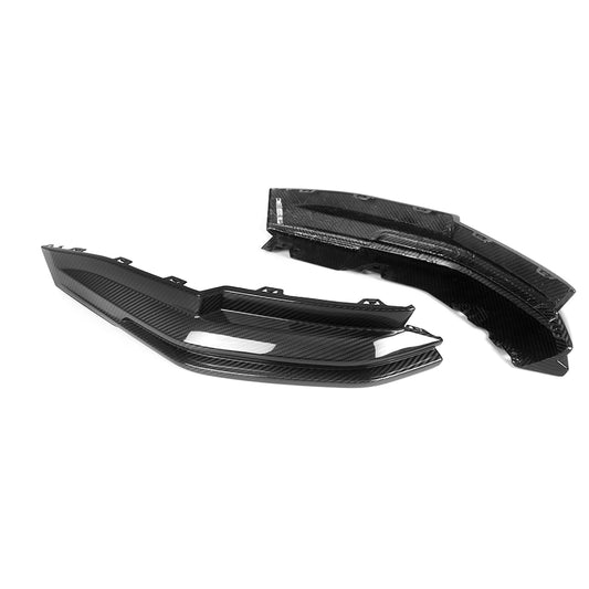 BMW M3 M3C M3CS G80 G81 2021 2022 2023 2024 & M4 M4C M4CS M4CSL G82 G83 2021 2022 2023 2024 with Aftermarket Parts - With Light Rear Diffuser & Canards?Pre-preg Carbon Fiber from SOOQOO USA