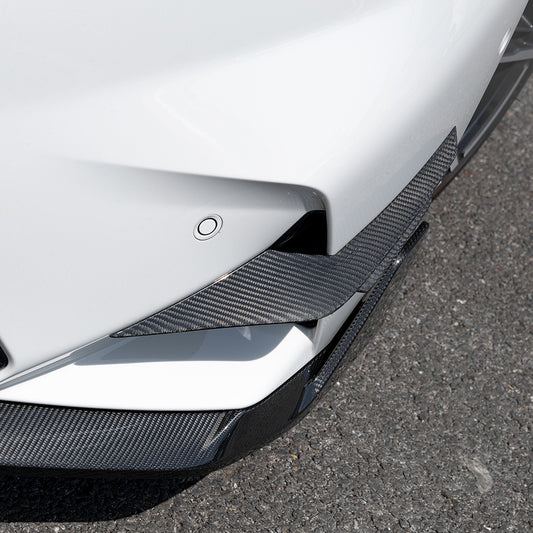 Upgrade Your BMW M5C M5 G90 2024-ON with SOOQOO USA's Aftermarket Parts - Front Canards Carbon Fiber. A complete transformation of style and performance.
