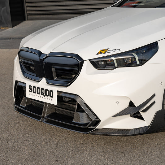Upgrade Your BMW M5C M5 G90 2024-ON with Aftermarket Parts - Front Center Vent Trim Grill Replacement Carbon Fiber from SOOQOO USA