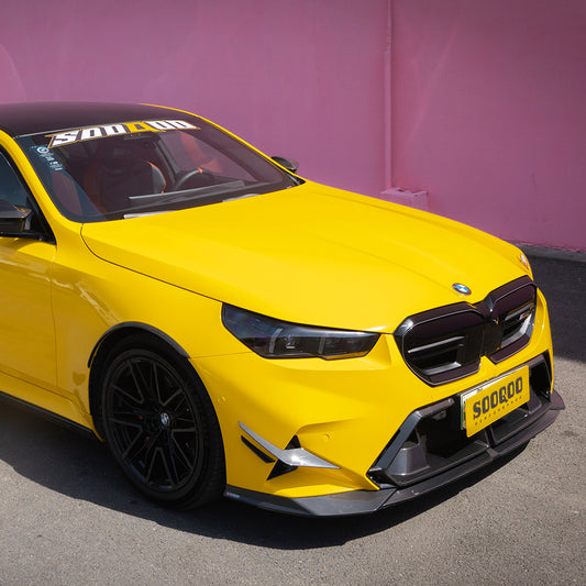 Upgrade Your BMW M5C M5 G90 2024-ON with Aftermarket Parts - A Style Front Lip Carbon Fiber from SOOQOO USA