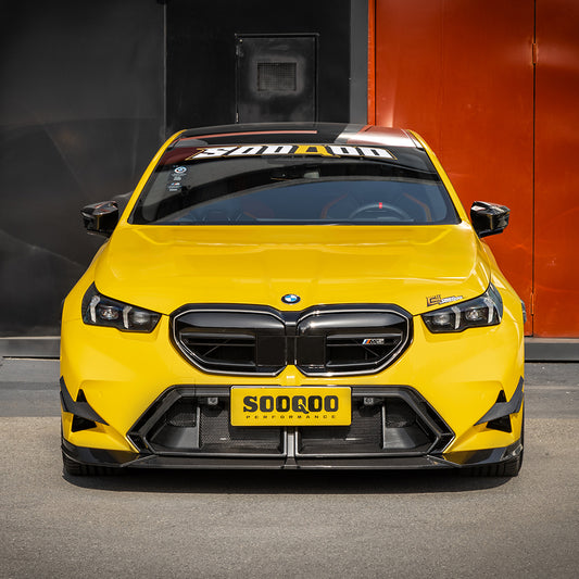 Upgrade Your BMW M5C M5 G90 2024-ON with Aftermarket Parts - A Style Front Lip Carbon Fiber from SOOQOO USA