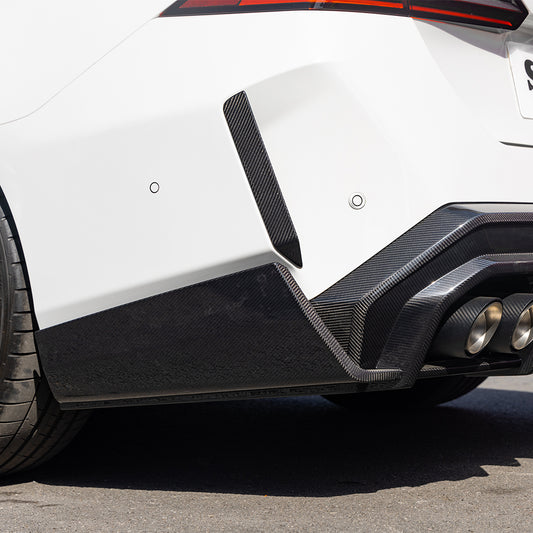Upgrade Your BMW M5C M5 G90 2024-ON with Aftermarket Parts - Rear Bumper Canards Carbon Fiber from SOOQOO USA
