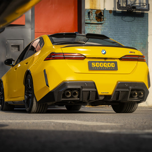 Upgrade Your BMW M5C M5 G90 2024-ON with Aftermarket Parts - A Style Rear Diffuser Carbon Fiber from SOOQOO USA