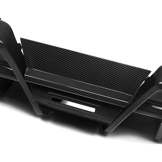 Upgrade Your BMW M5C M5 G90 2024-ON with Aftermarket Parts - B Style Rear Diffuser Carbon Fiber from SOOQOO USA