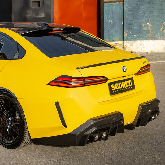 Upgrade Your BMW M5C M5 G90 2024-ON with Aftermarket Parts - A Style Rear Diffuser Carbon Fiber from SOOQOO USA