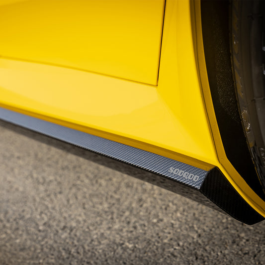 Upgrade Your BMW M5C M5 G90 2024-ON with Aftermarket Parts - A Style Side Skirts Carbon Fiber from SOOQOO USA