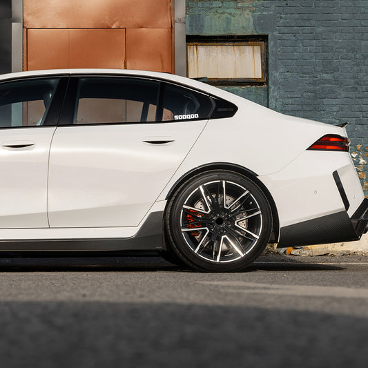 Upgrade Your BMW M5C M5 G90 2024-ON with Aftermarket Parts - B Style Side Skirts Carbon Fiber from SOOQOO USA