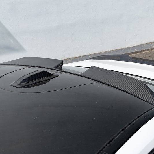 BMW M5C M5 G90 2024-ON & i5 xDrive40 G60 G61 2024-ON & 5 Series G60 G61 2024-ON with Aftermarket Parts - Rear Roof Spoiler Carbon Fiber from SOOQOO USA