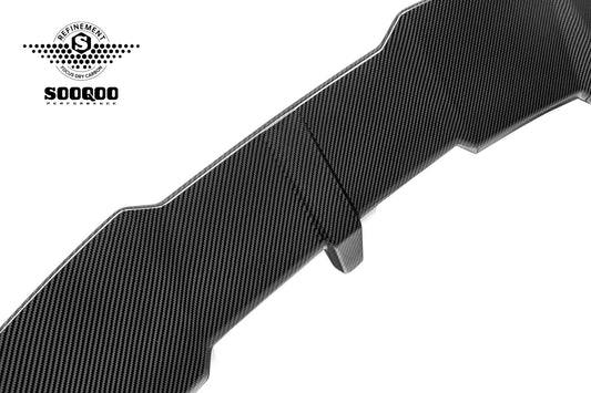BMW M5 G99 2024-ON with Aftermarket Parts - Rear Roof Spoiler Dry Pre-preg Carbon Fiber from SOOQOO USA