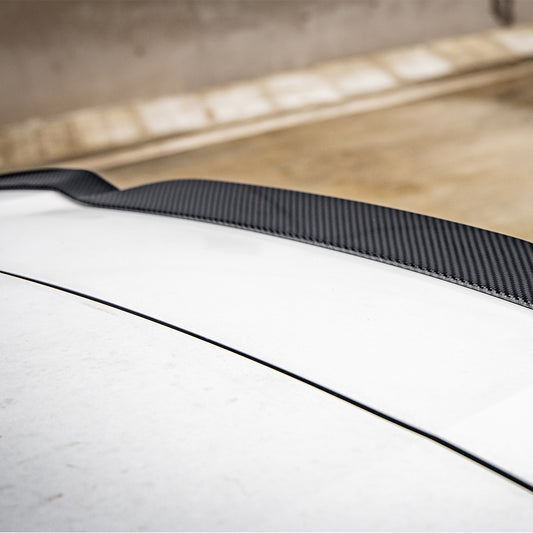 BMW X3 M340i s/x Drive 340i G01 LCI 2022 2023 2024 & IX3 BEV G08 LCI 2022 2023 2024 with Aftermarket Parts - Rear Roof Spoiler?Carbon Fiber from SOOQOO USA